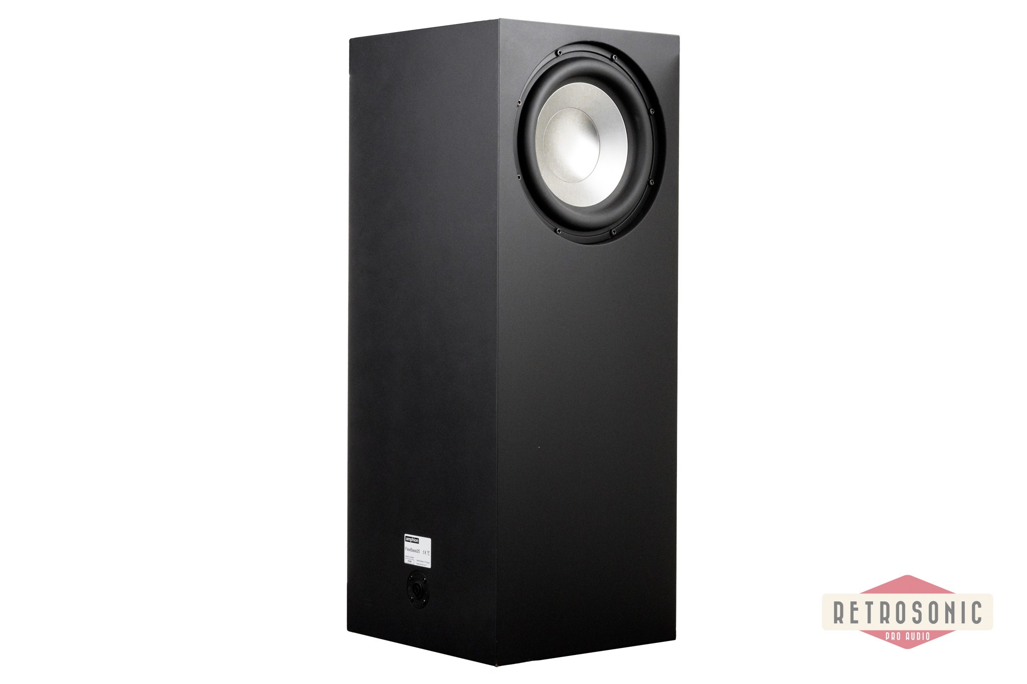 Amphion FlexBase25 subwoofer including FlexAmp 1200