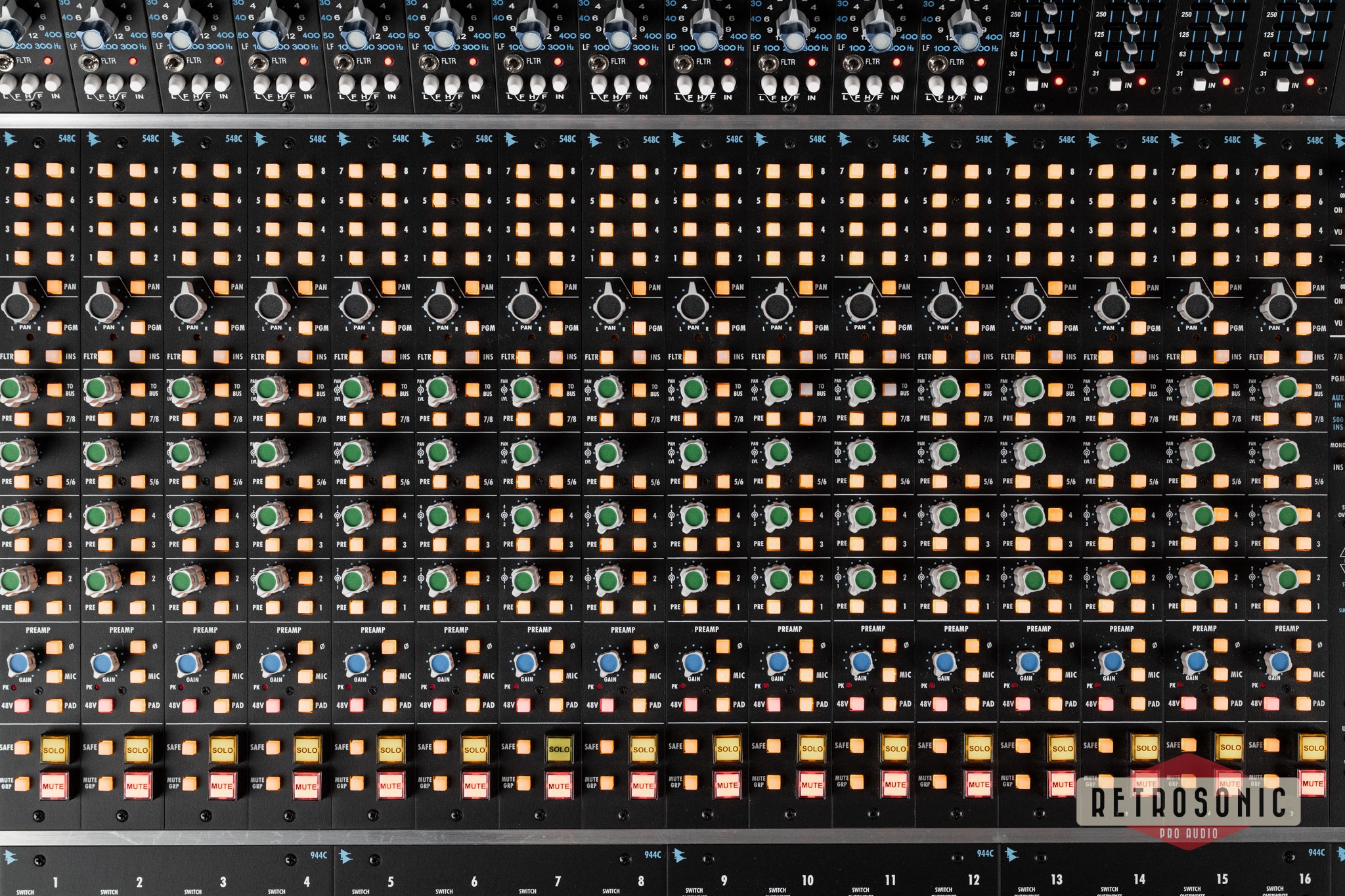 Api Audio 1608-IIA Mixing Console with Automation