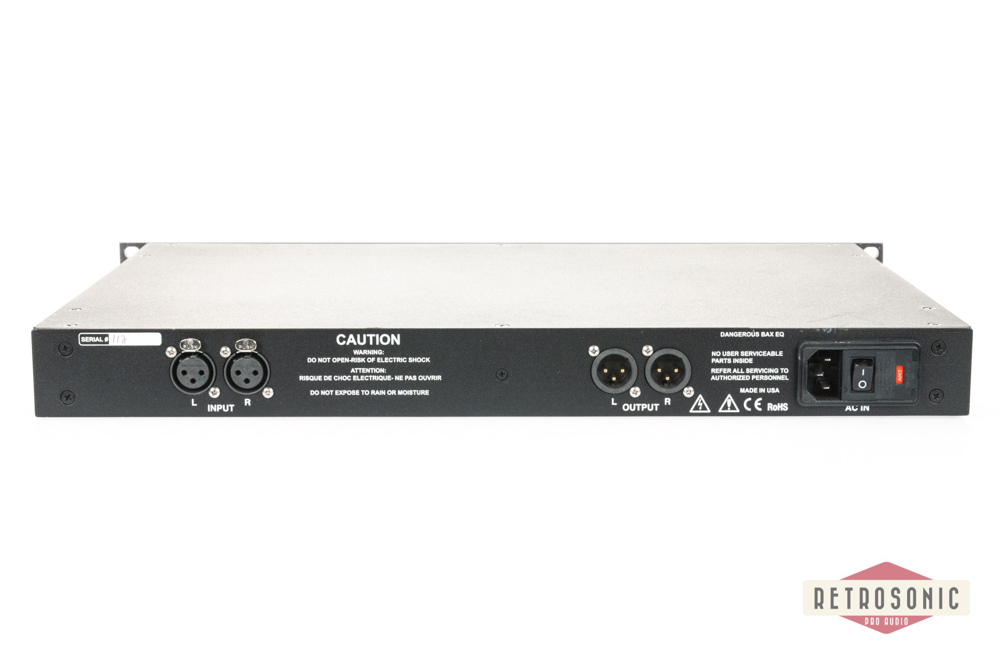 Dangerous BAX Stereo Baxandall EQ