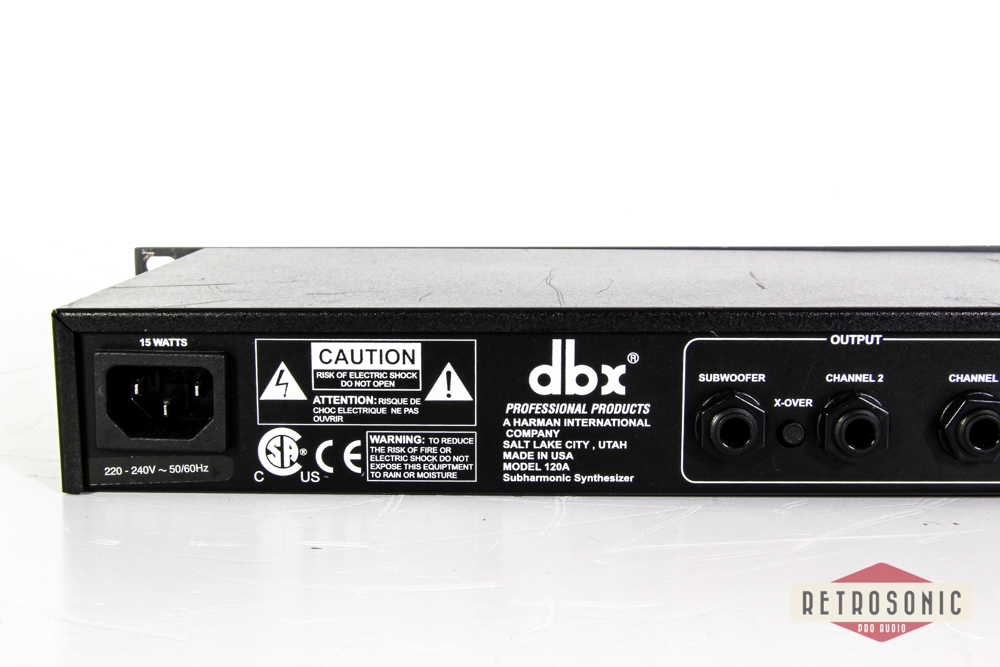 DBX 120A Subharmonic Synthetiser 19 inch rack