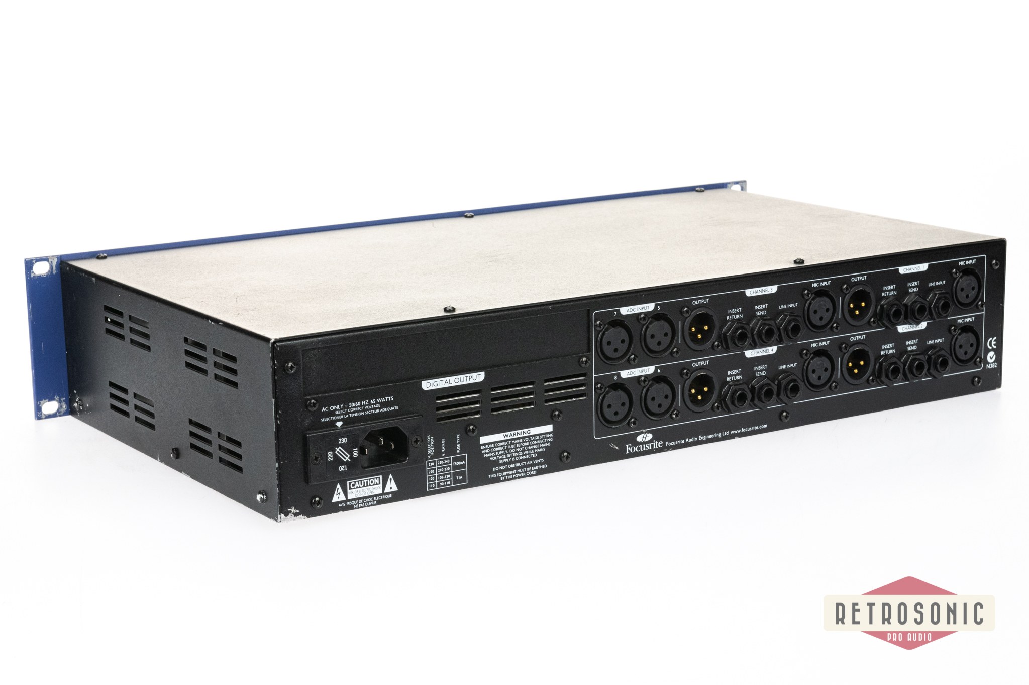 Focusrite ISA 428, 4-ch Mic Preamp