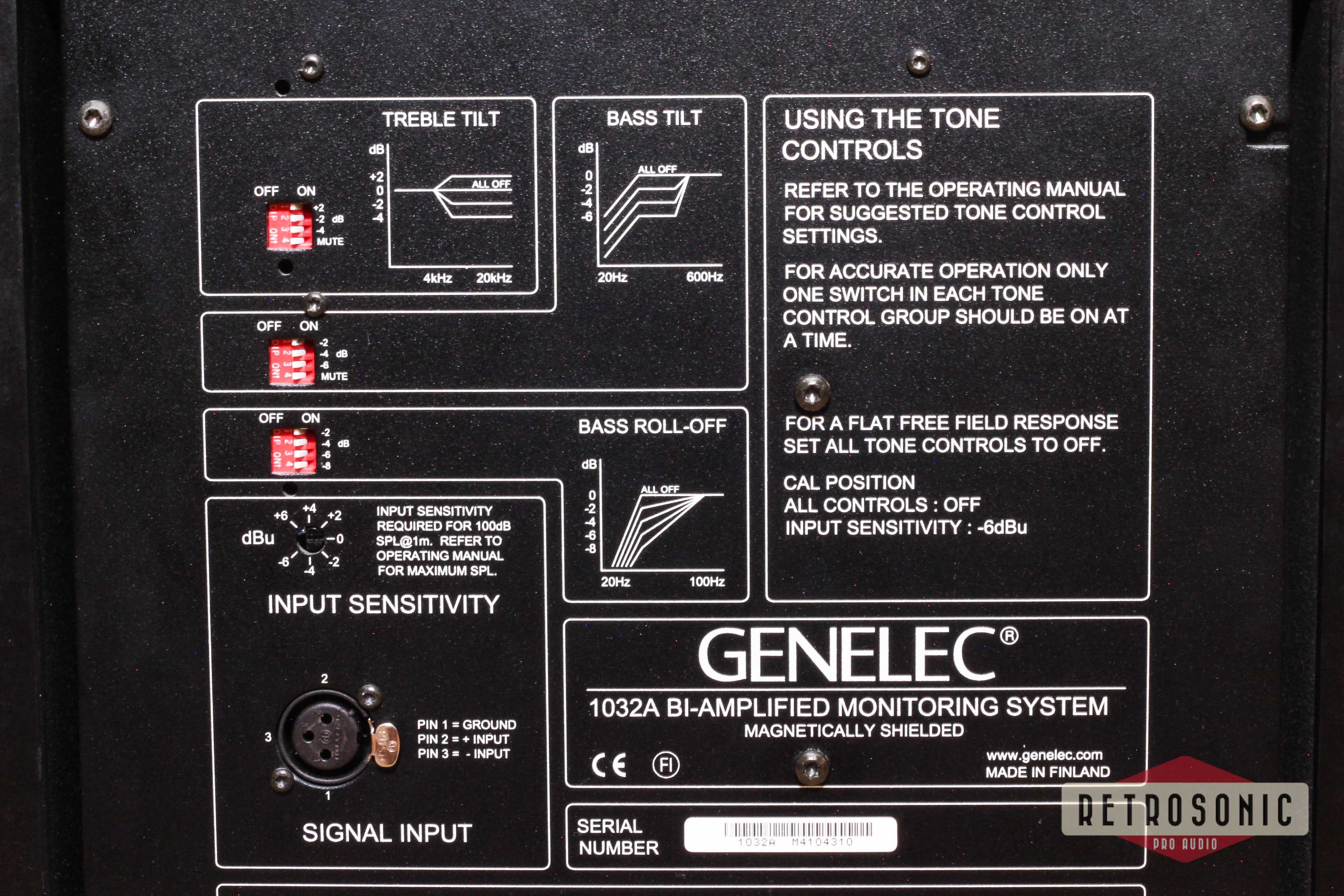 Genelec 1032 Active monitor (used)