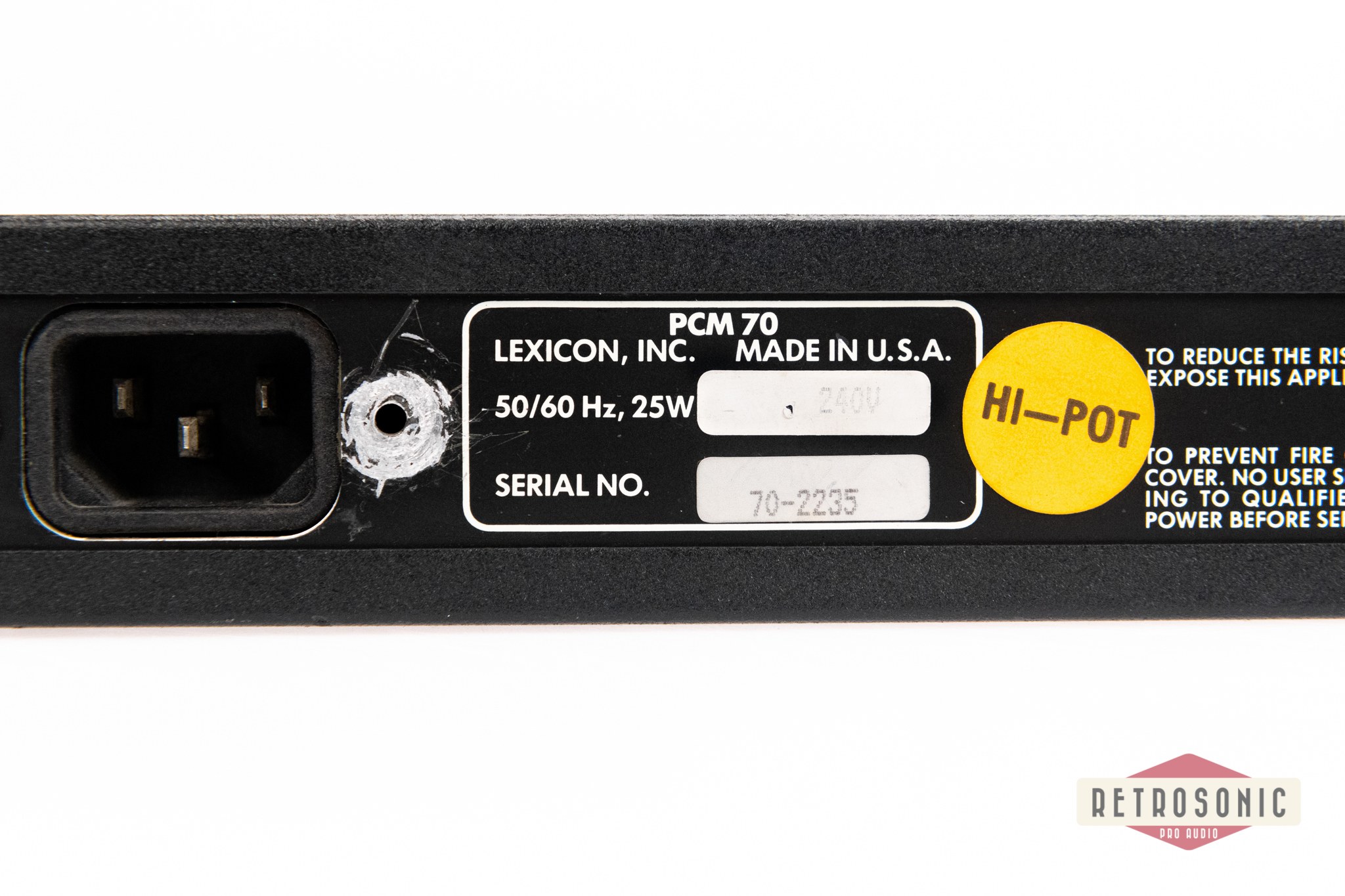 Lexicon PCM 70 Digital Effects Processor