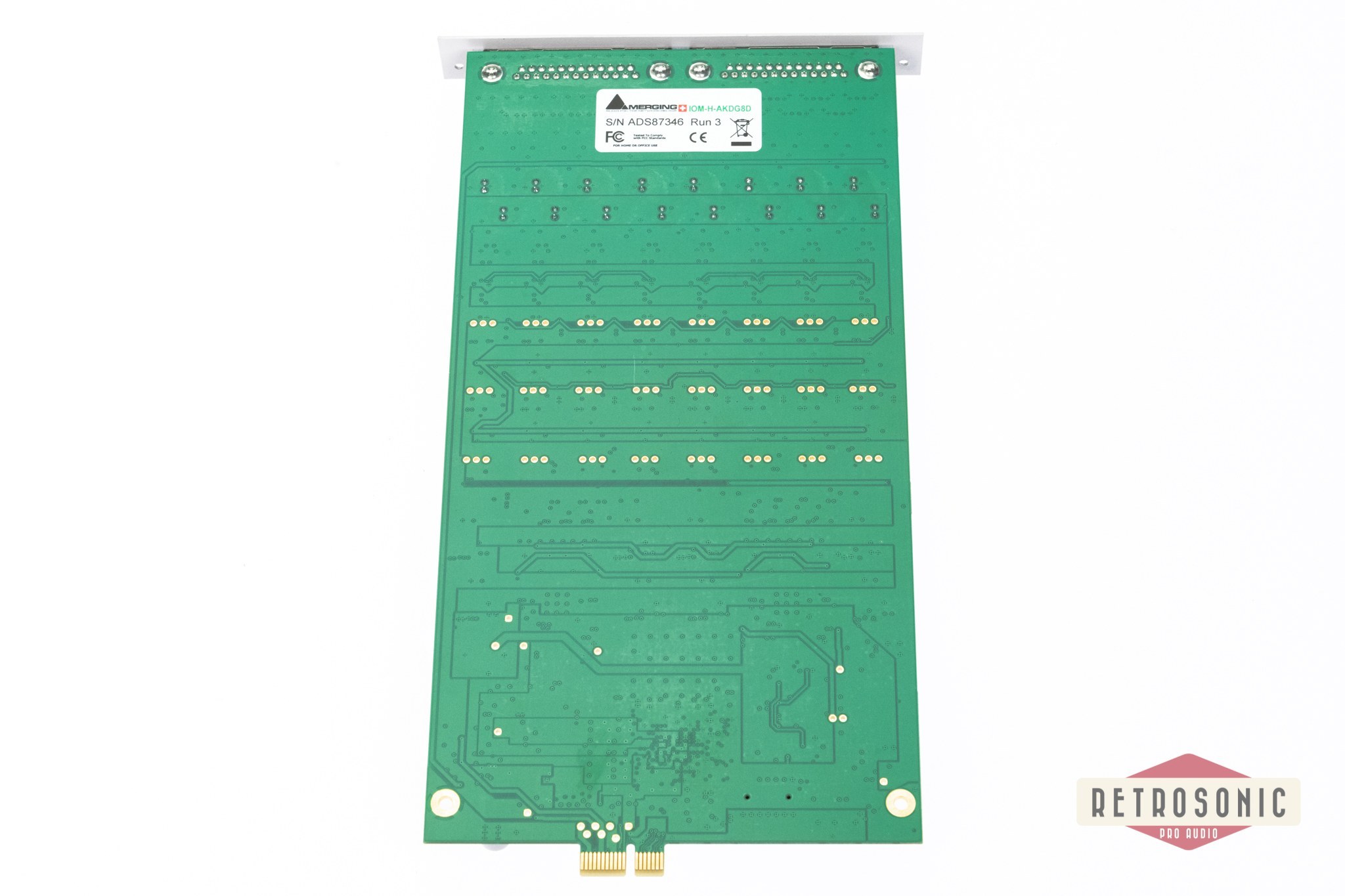 Merging AKDG8DS Horus/Hapi 8-Channel Mic/Line Dual Gain AD-module to 192 kHz