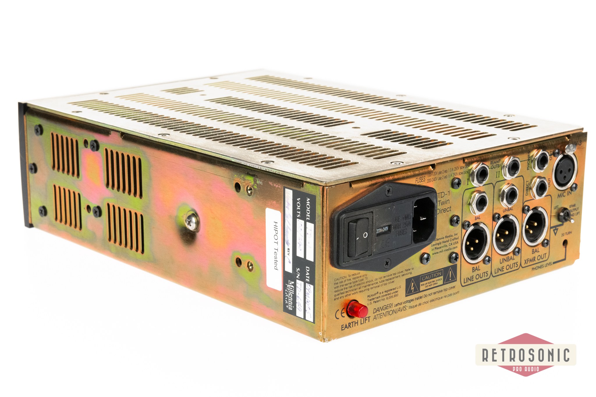 Millenia TD-1 Twin Topology Channel Strip