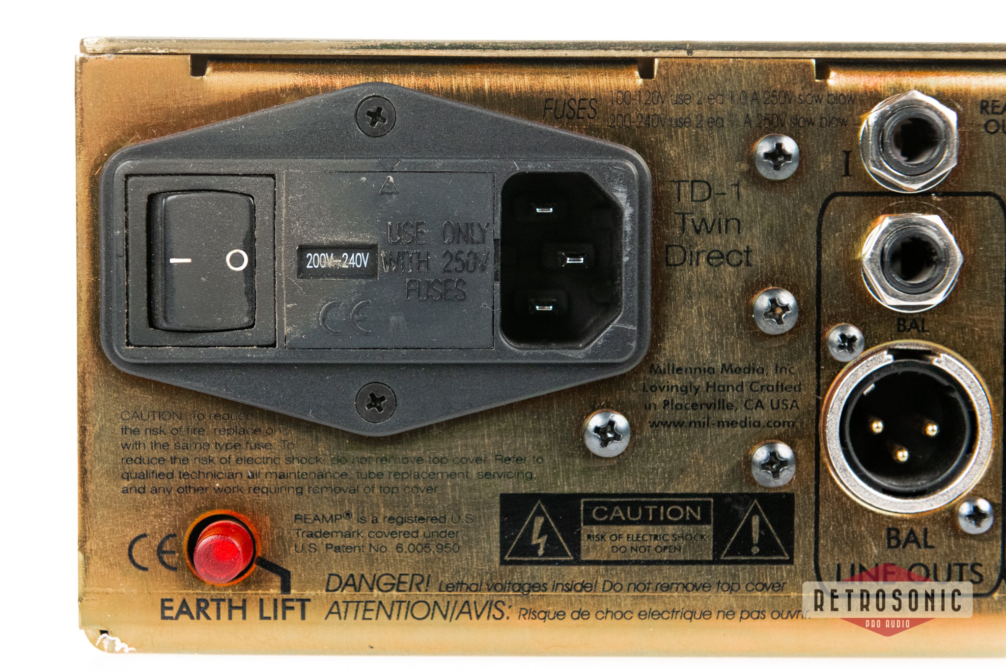 Millenia TD-1 Twin Topology Channel Strip