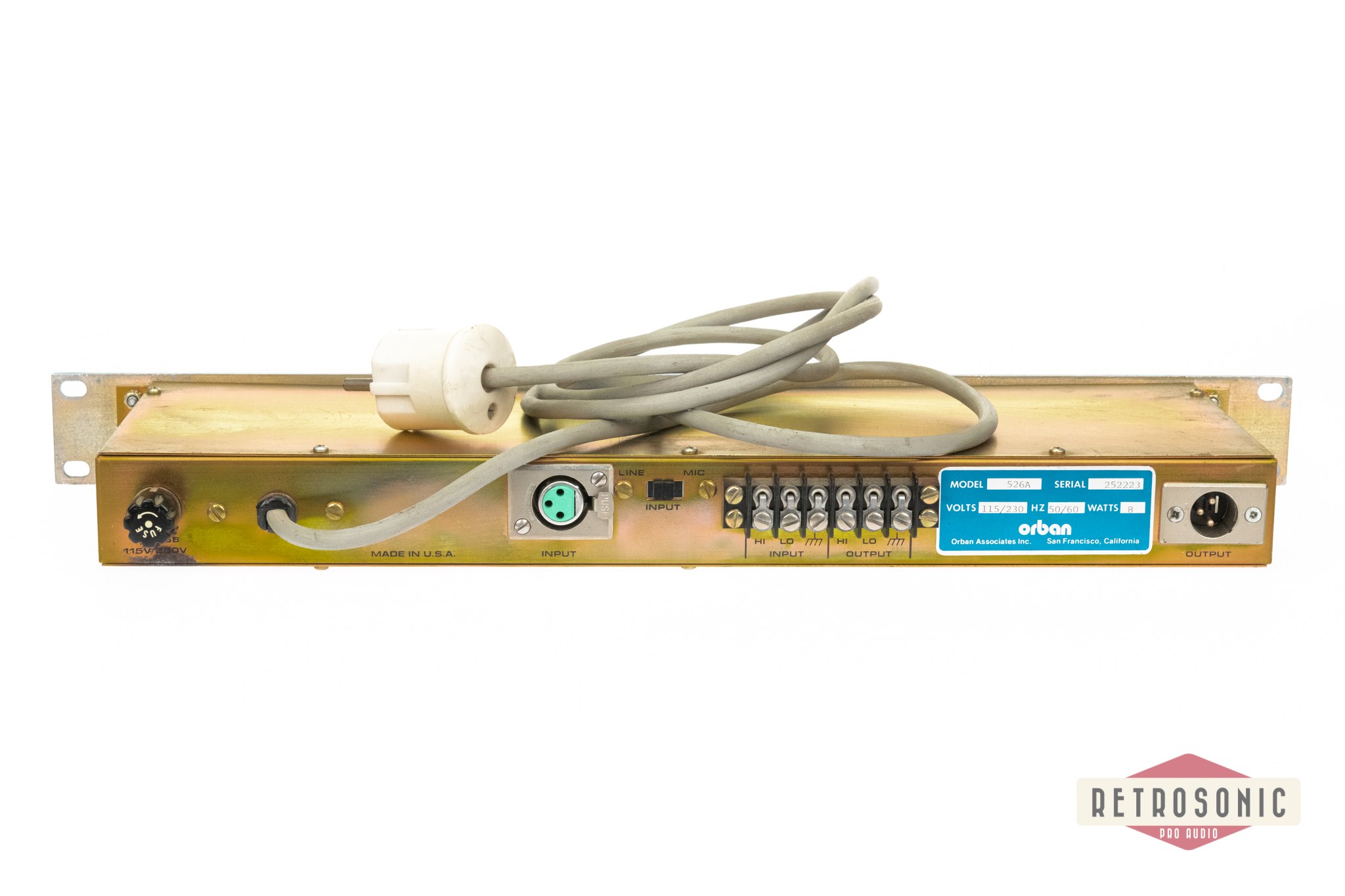 Orban Model 526A Dynamic Sibilance Controller