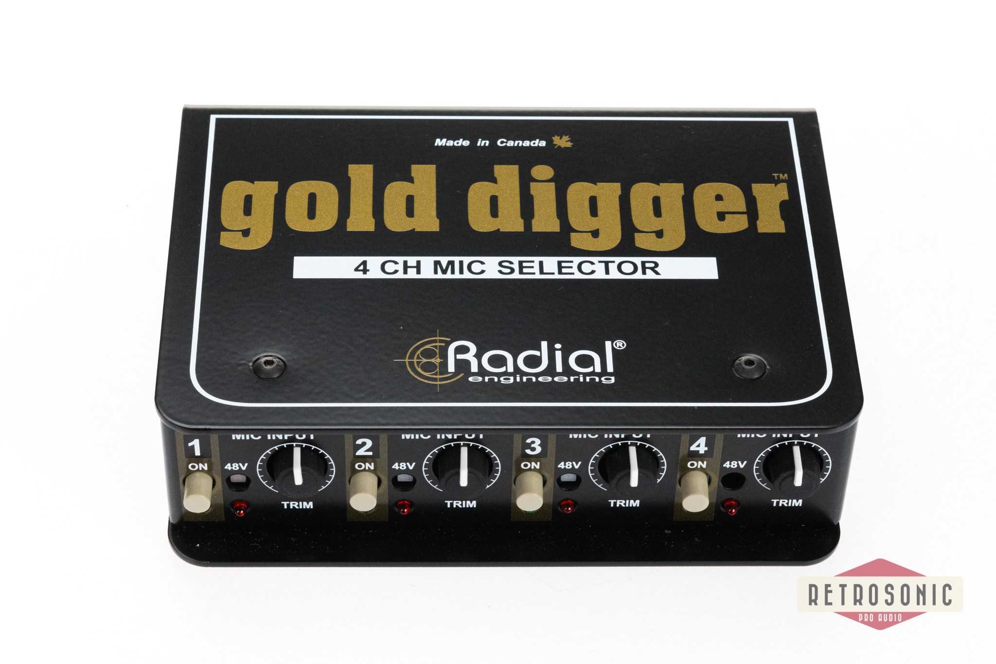 Radial Gold Digger. Switch issues.