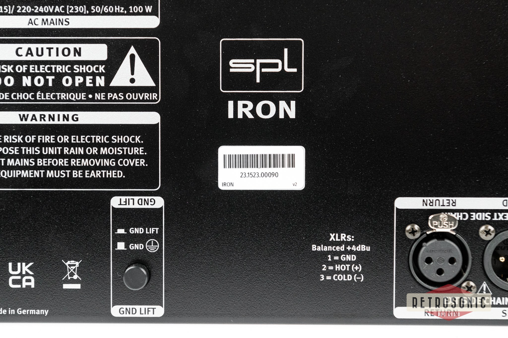 SPL IRON V2 Mastering Compressor Black/Black