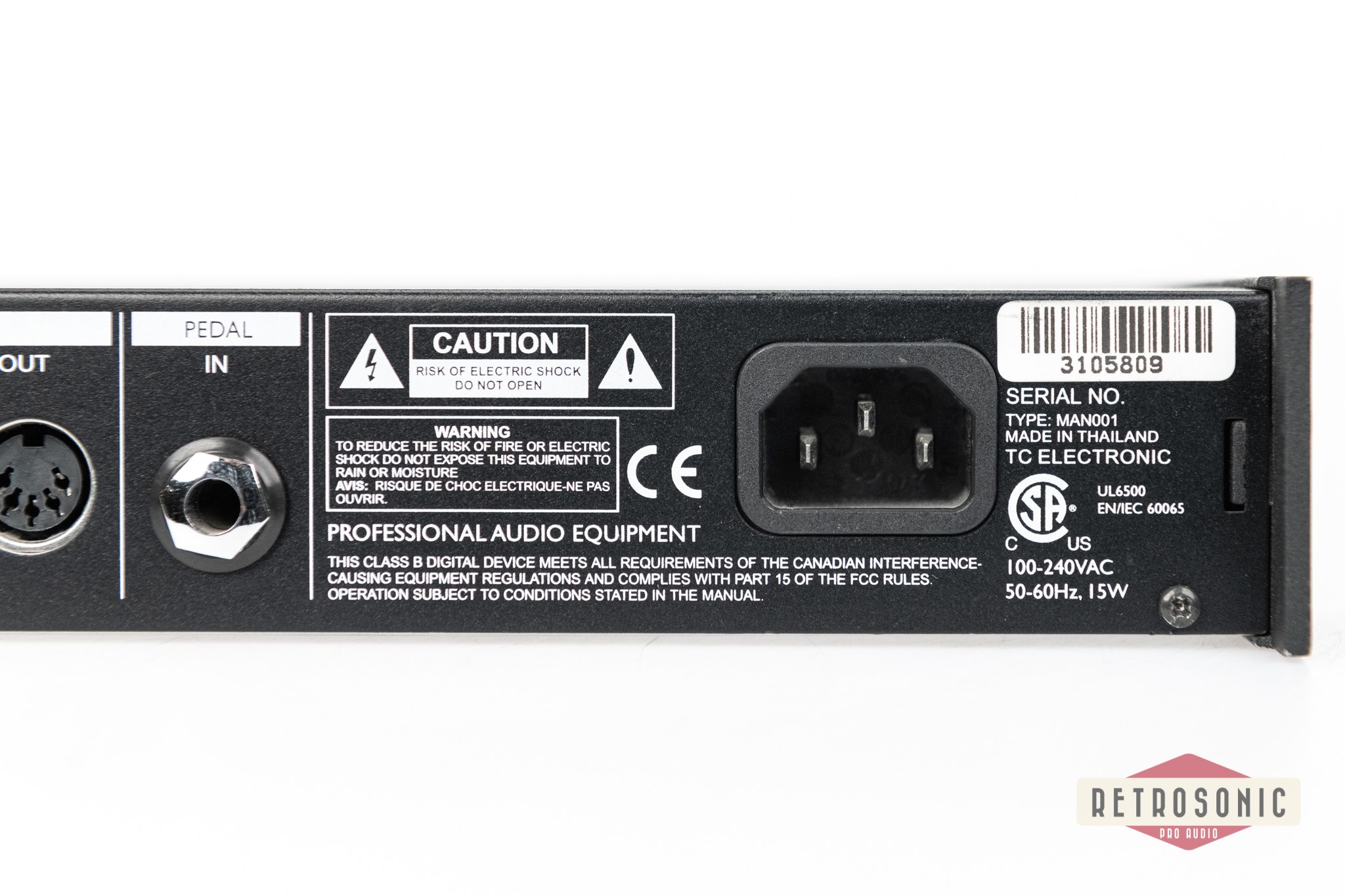 TC Electronic D-Two Multi-Tap Delay. For spares.