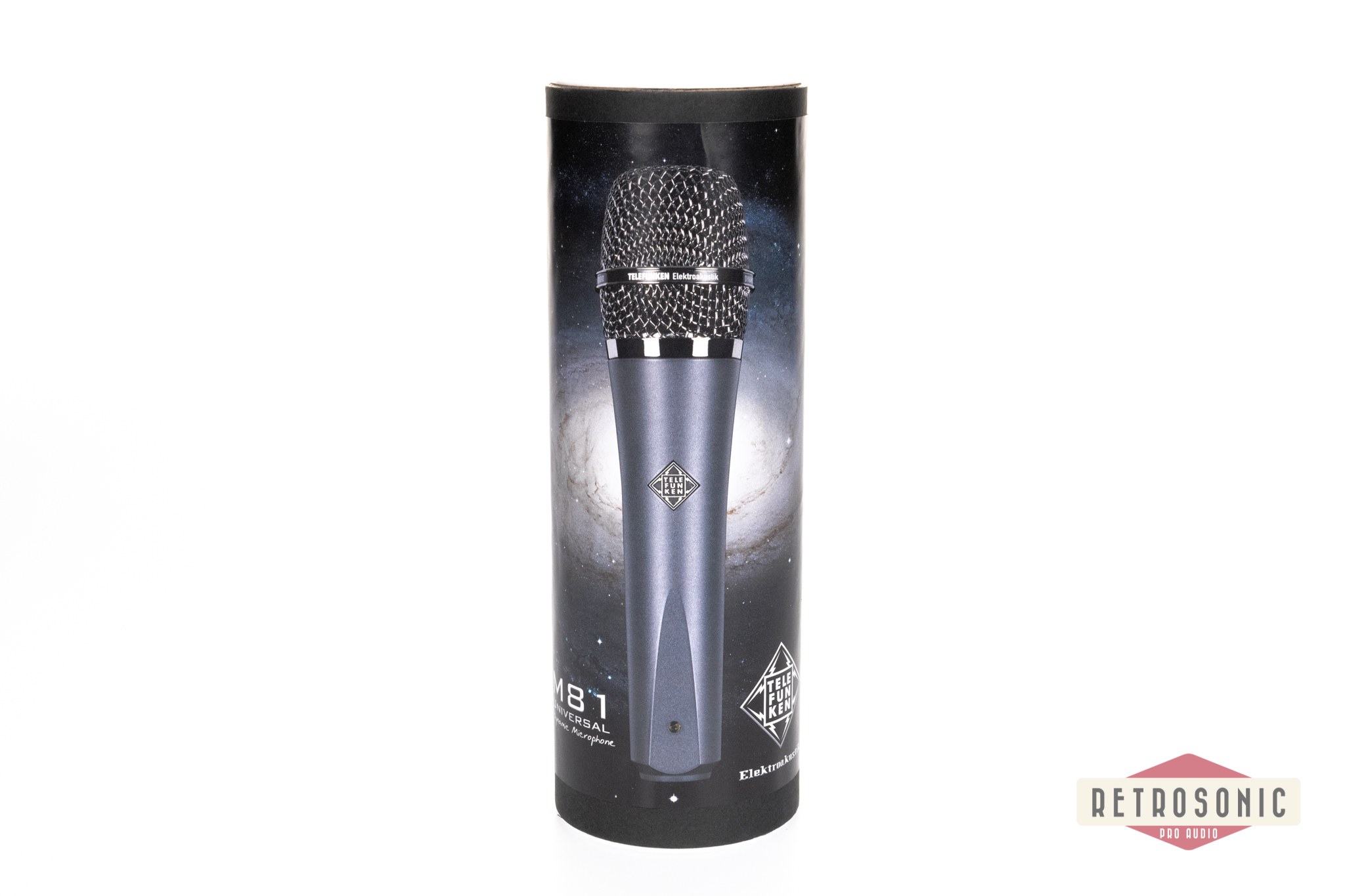 Telefunken M81 Dynamic Microphone Gray with Black Nickel grille