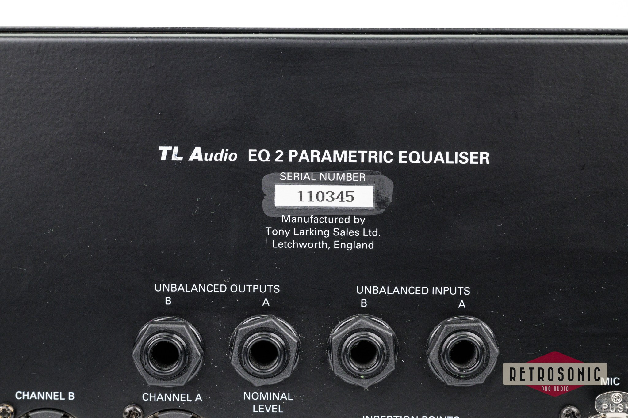 TL Audio EQ2 Parametric Equalizer