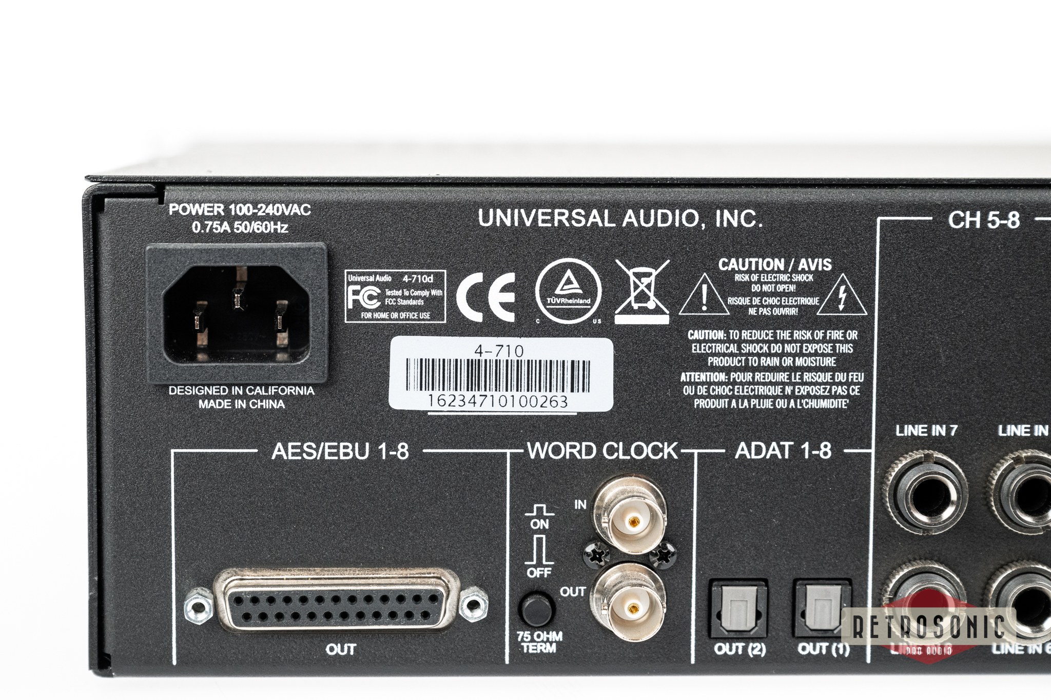 UA 4-710d 4-Channel Preamp