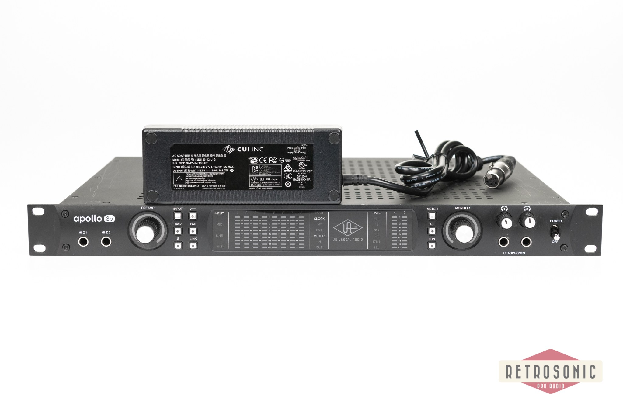 UA Apollo 8P Quad Audio Interface Black. TB