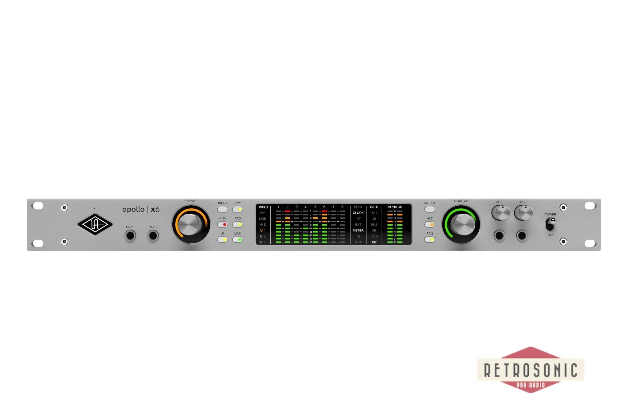 Universal Audio Apollo x6 Gen 2 ESS (Rack/TB3/MAC/WIN)