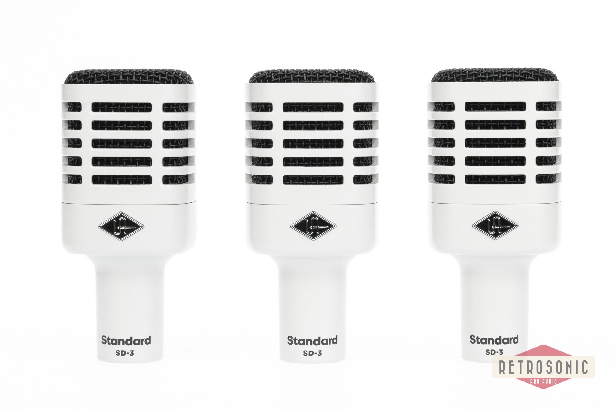 Universal Audio SD-3 Dynamic microphone 3-Pack with Hemisphere Modeling