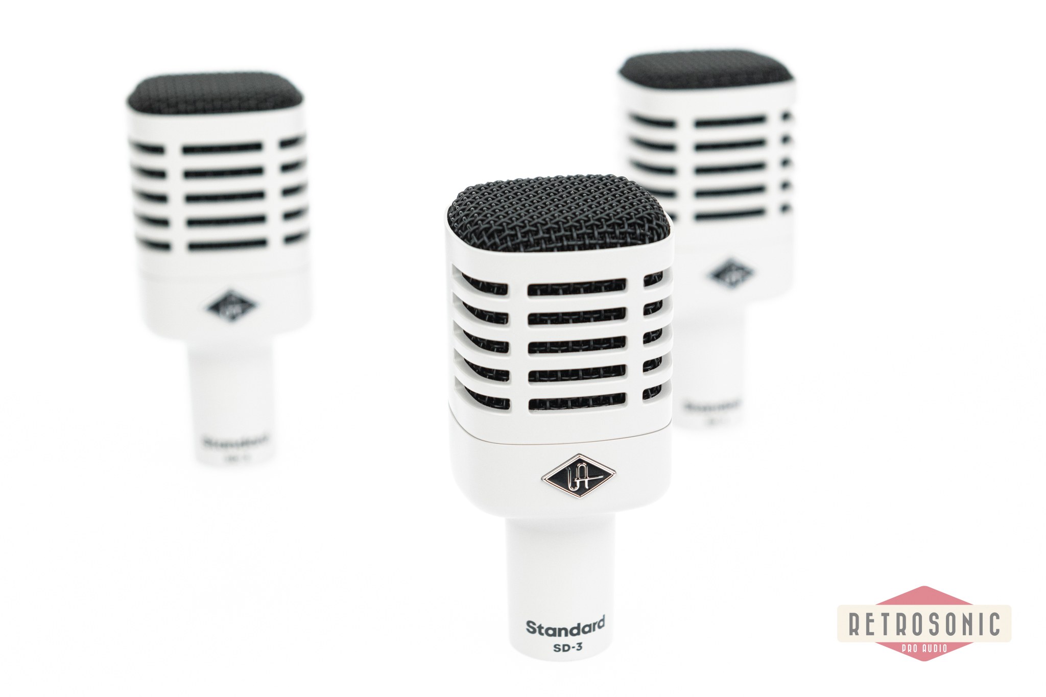 Universal Audio SD-3 Dynamic microphone 3-Pack with Hemisphere Modeling