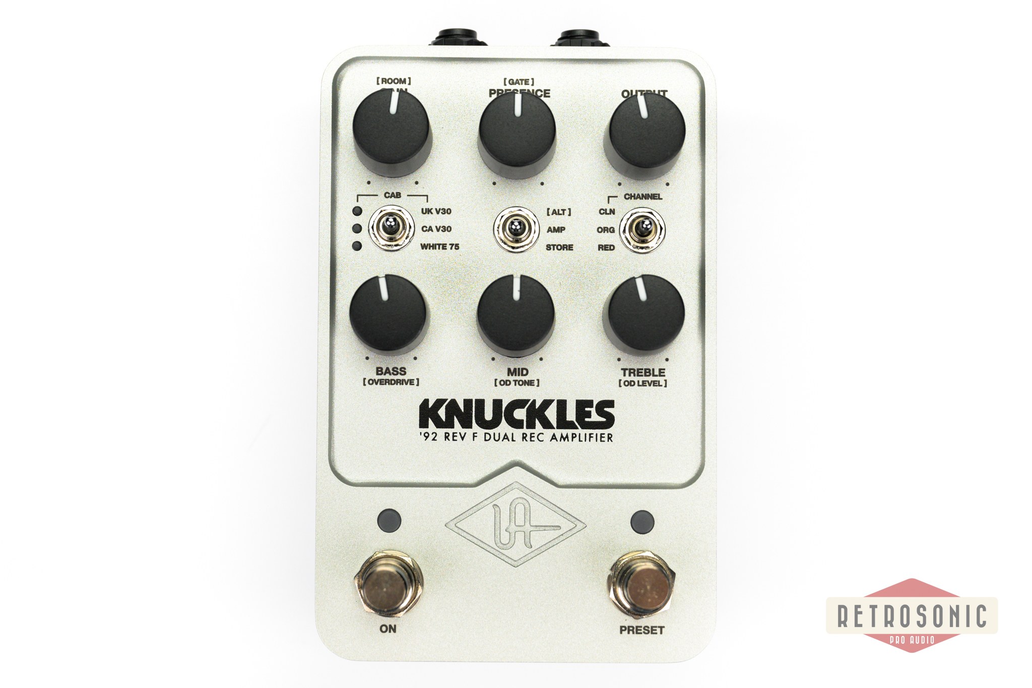 Universal Audio UAFX Knuckles ´92 Rev F Dual Rec Amplifier