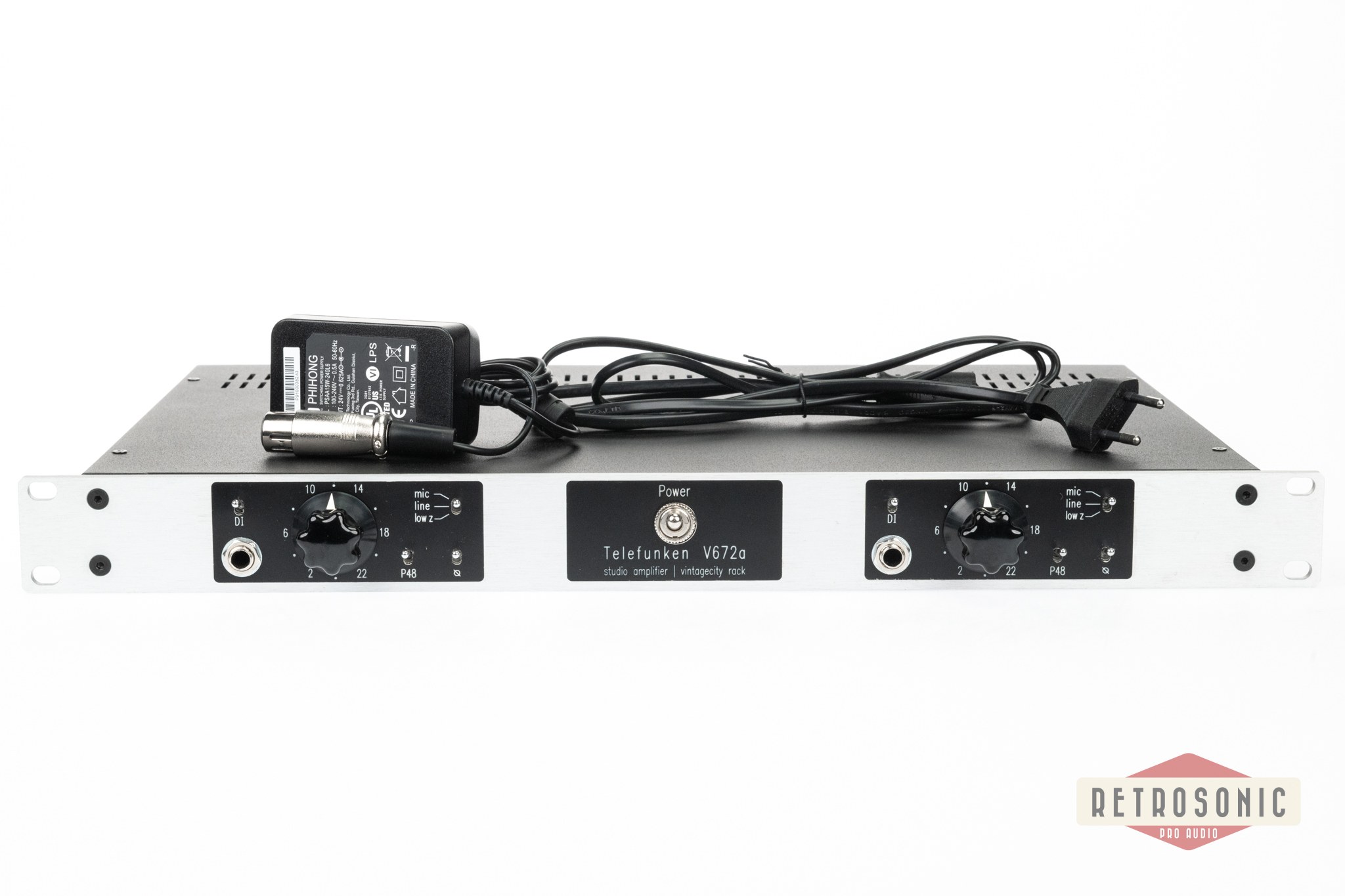 VTC Telefunken V672a 2-Channel Preamp Rack